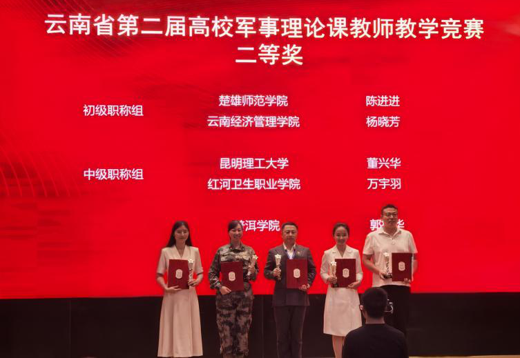 经管教师在云南省第二届高校军事理论课教学竞赛中斩获二等奖 第 2 张